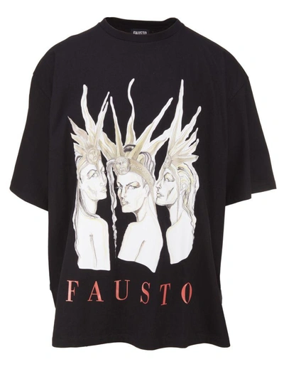 Shop Fausto Puglisi T-shirt In Nero
