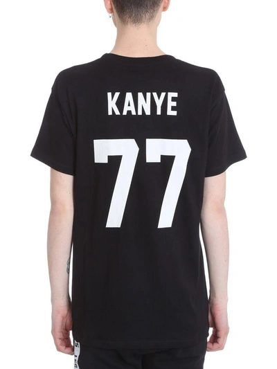 Shop Les Artists Kanye Black Cotton T-shirt