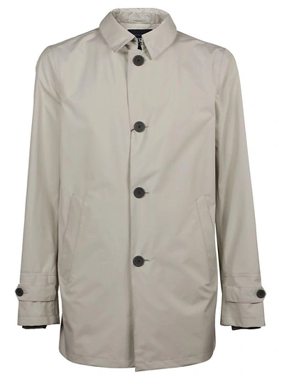 Shop Herno Classic Coat In White