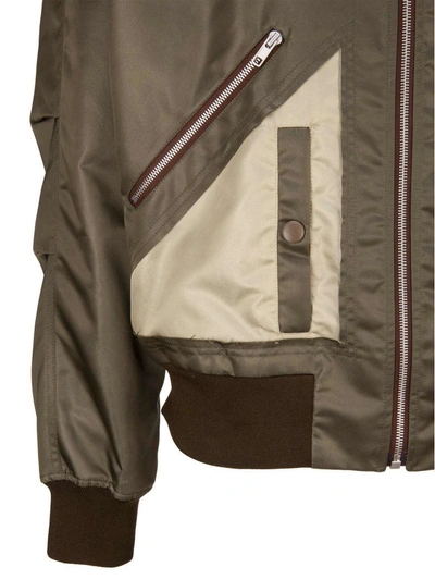 Shop Maison Margiela Jacket In Verde Militare