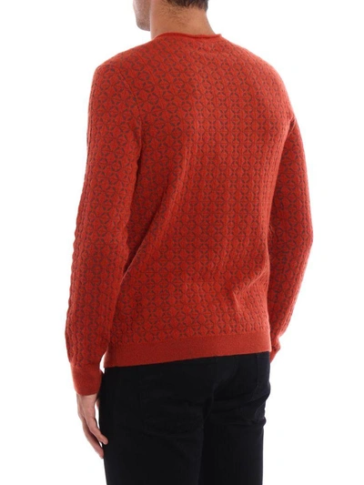 Shop Giorgio Armani Patterned Sweater In Var