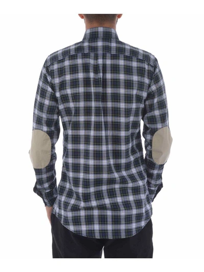 Shop Dsquared2 Checked Shirt In Blu/verde