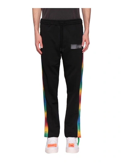 Shop Off-white Dad Time Travelling Pants In Nero
