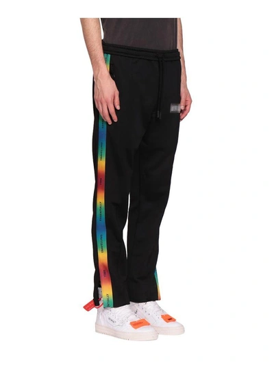 Shop Off-white Dad Time Travelling Pants In Nero