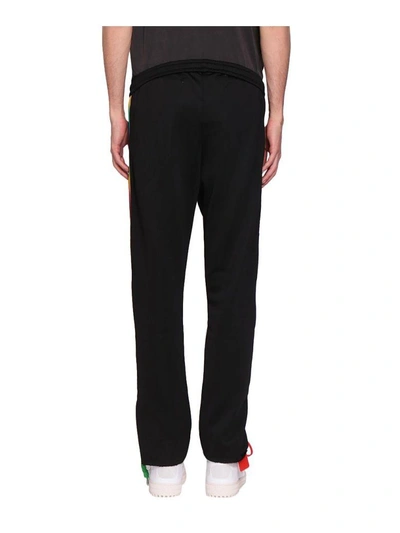 Shop Off-white Dad Time Travelling Pants In Nero