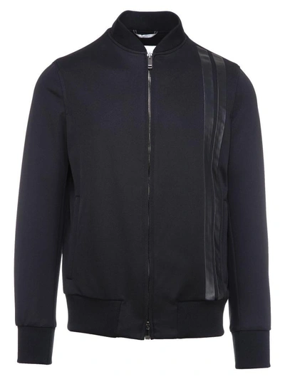 Shop Valentino Zip-up Bomber In 0no