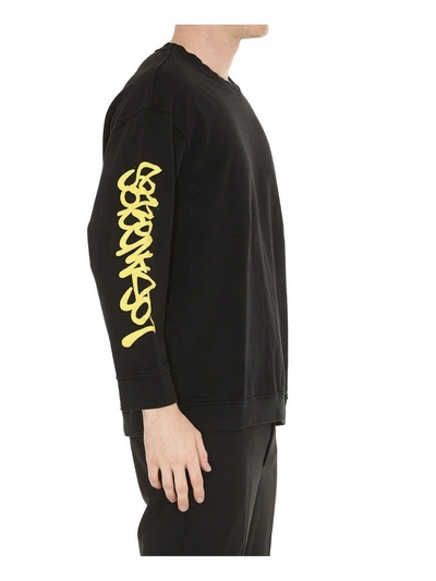 Shop Adaptation Sweatshirt In Black Yellow