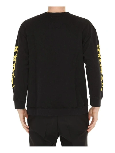 Shop Adaptation Sweatshirt In Black Yellow