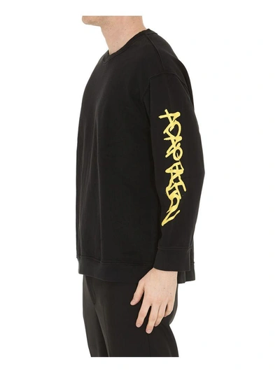 Shop Adaptation Sweatshirt In Black Yellow