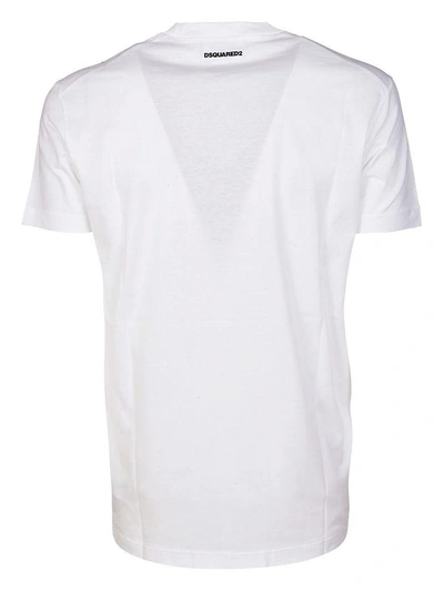Shop Dsquared2 Wolf Print T-shirt In White