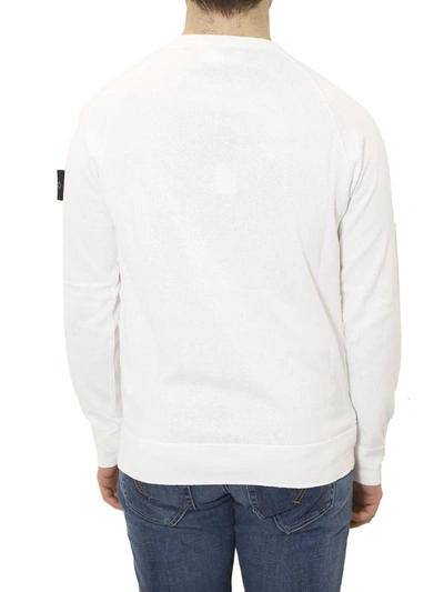 Shop Stone Island - Cotton Sweater In White