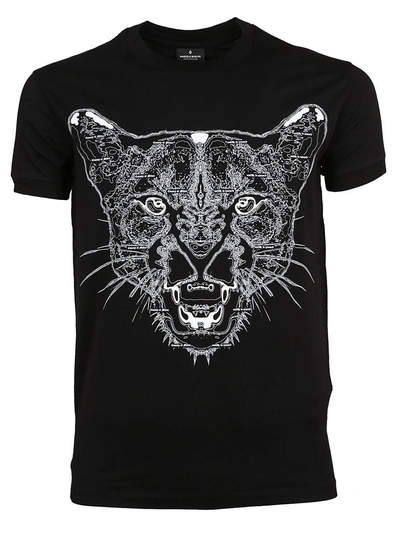 Shop Marcelo Burlon County Of Milan Animal Print T-shirt In Black Multi
