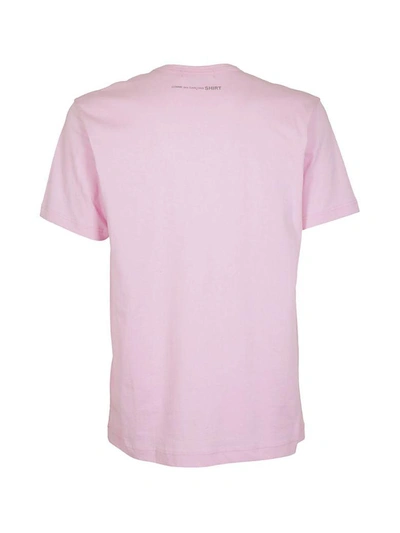Shop Comme Des Garçons Shirt Classic T-shirt In Pink