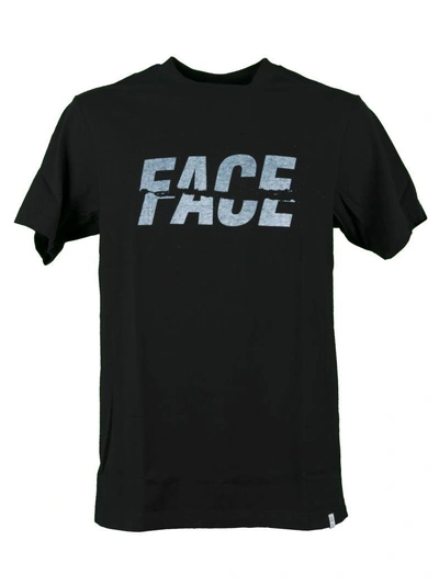 Shop Facetasm T-shirt Face Print In Nero