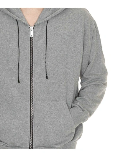 Shop Golden Goose Peyton Sweatshirt In Grey Melange-big Logo