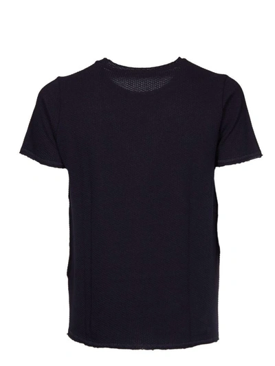 Shop Jeordies Round Neck T-shirt In Blu