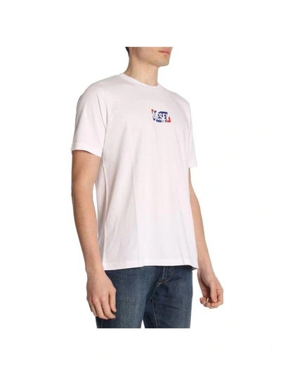 Shop Diesel T-shirt T-shirt Men  In White