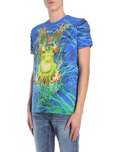 Shop Etro Round Collar T-shirt In Multicolor