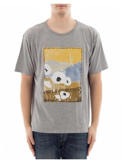 Shop Acne Studios Grey Cotton T-shirt