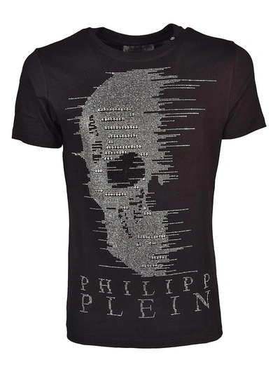 Shop Philipp Plein Printed T-shirt In Nero