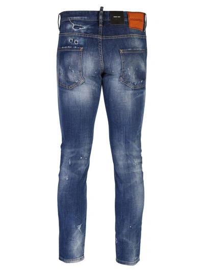 Shop Dsquared2 Blue Skinny Jeans