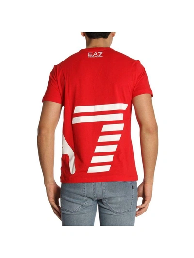 Shop Ea7 T-shirt T-shirt Men  In Red