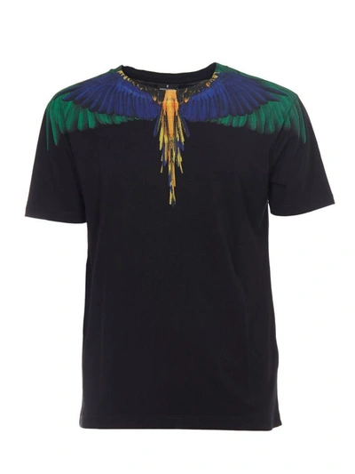 Shop Marcelo Burlon County Of Milan Wings T-shirt In Black