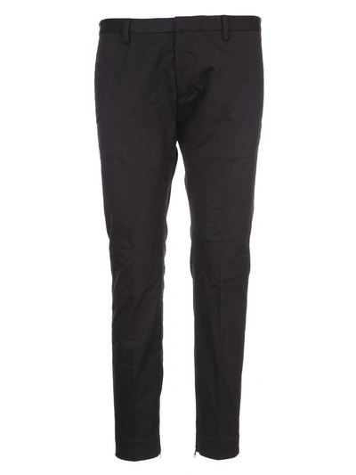 Shop Dsquared2 2 Chino Trousers In Black