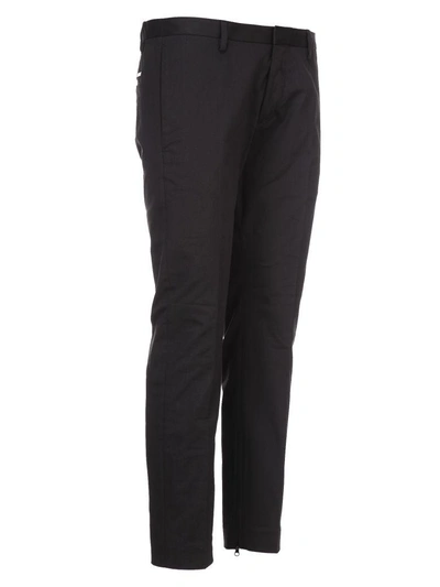 Shop Dsquared2 2 Chino Trousers In Black