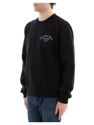 Shop Dior Black Fabric Sweater