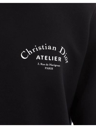 Shop Dior Black Fabric Sweater
