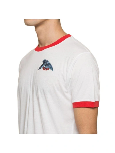 Shop Off-white Eagle Ringer T-shirt In White