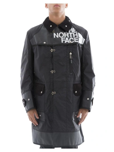 Shop Junya Watanabe Black Nylon Coat