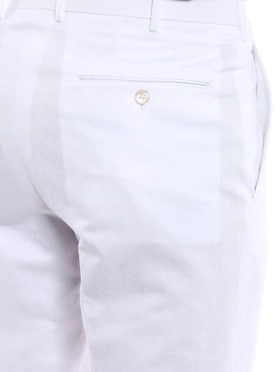 Shop Ermenegildo Zegna Classic Trousers In White