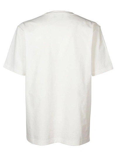 Shop Calvin Klein T-shirt In White Molten Lava