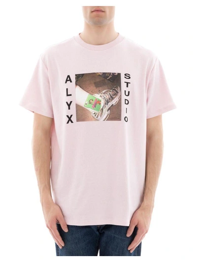 Shop Alyx Pink Cotton T-shirt