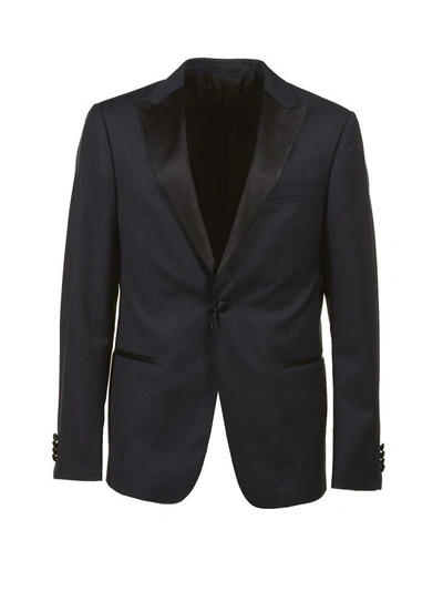 Shop Z Zegna Suit In Blu Nero