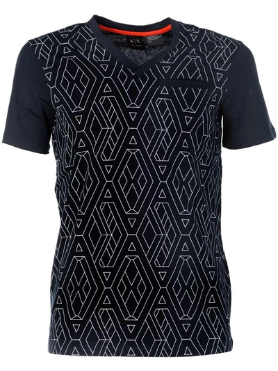 Shop Armani Collezioni Pocket T-shirt In 0570bsnavywgec