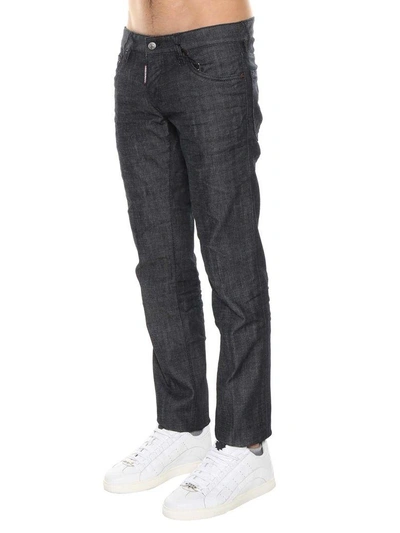 Shop Dsquared2 24-7 Star Slim Jeans In Navy