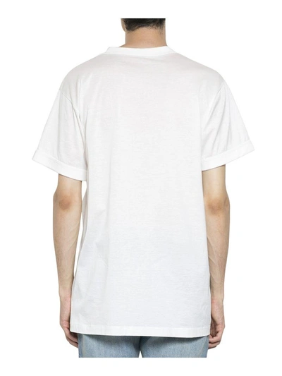 Shop Ih Nom Uh Nit Logo Cotton T-shirt In Bianco