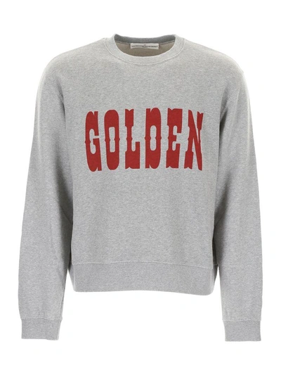 Shop Golden Goose Alfred Sweatshirt In Melange Greygrigio