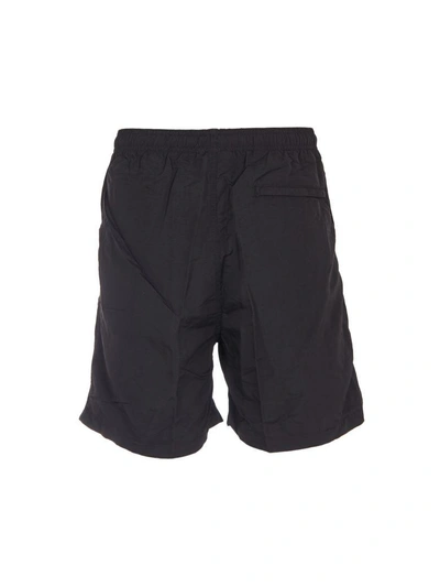 Shop Stussy Stock Water Swim Shorts In Black