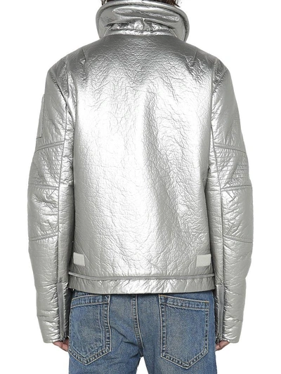 Shop Helmut Lang Jacket In Silver