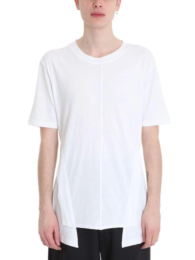 Shop D.gnak By Kang.d White Cotton T-shirt