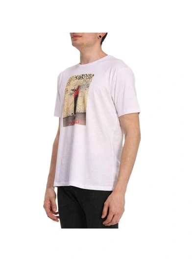 Shop Fiorucci T-shirt T-shirt Men  In White