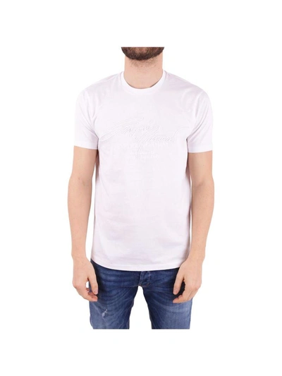Shop Emporio Armani Cotton T-shirt In White