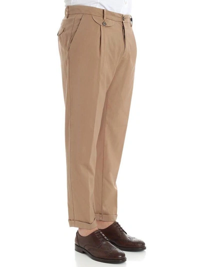 Shop Myths Classic Pants In Beige