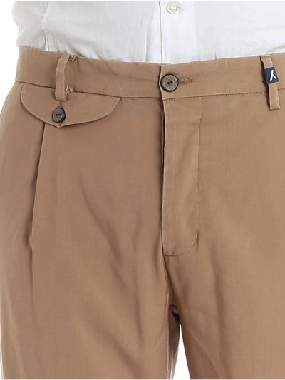 Shop Myths Classic Pants In Beige