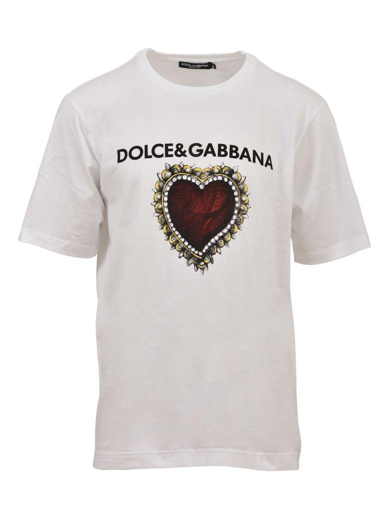 dolce and gabbana heart t shirt