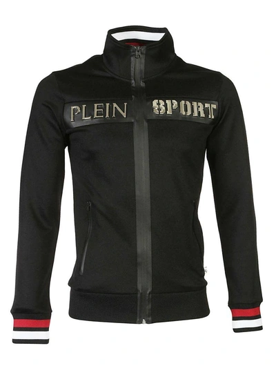 Shop Philipp Plein Cardigan Coat In Black